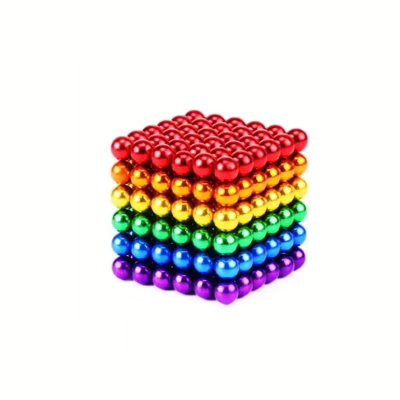 Rainbow Magnetic Spheres Puzzle Cube KDM0892