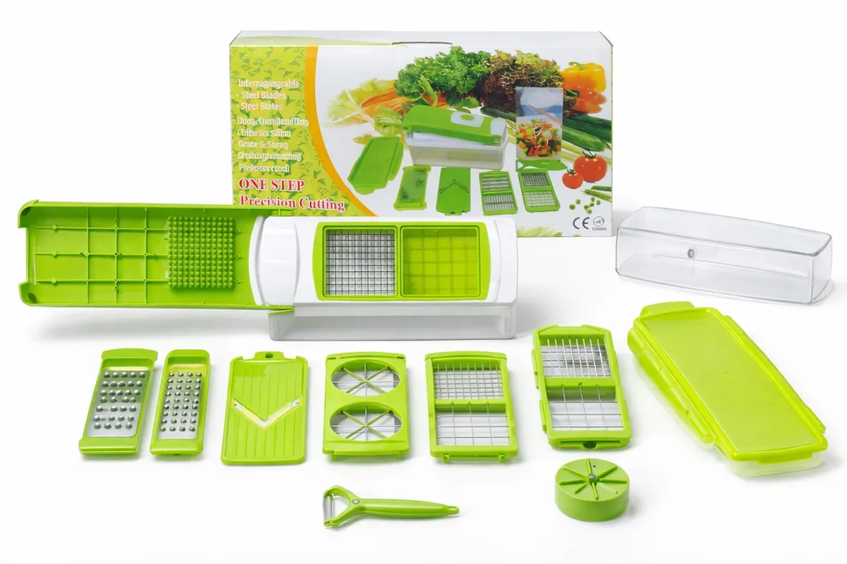 NICER DICER PLUS GREEN VEGETABLE SLICER KDM0498