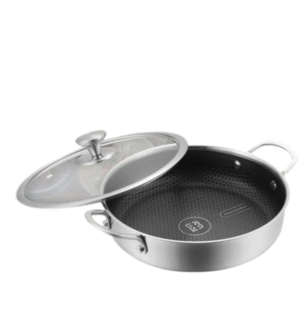 EDENBERG Low pot with lid 4.0l - EB-7678