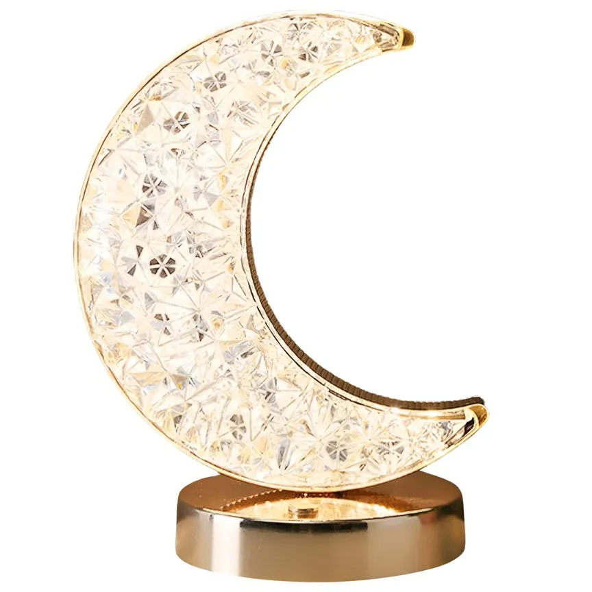 LED Kristall Tischleuchte Mond ME-168