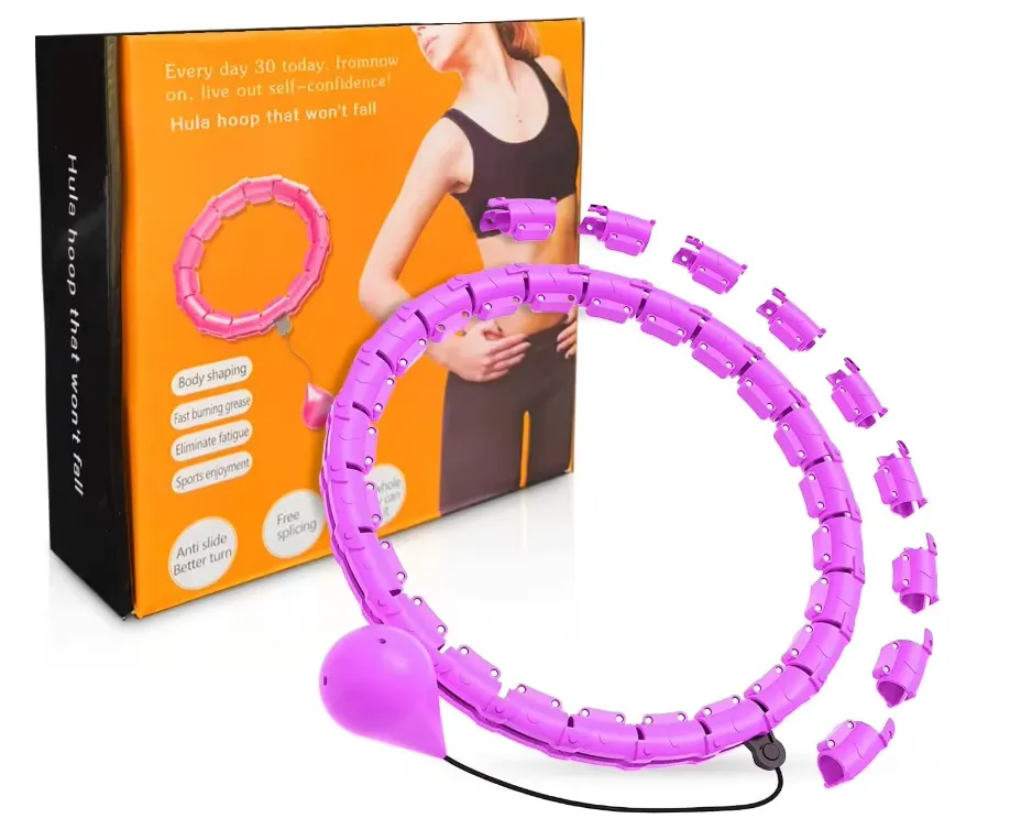 Smart Adjustable Hula Hoop with Weighted Ball KDM0170