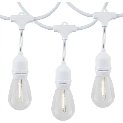 LED Outdoor String Light 100m for E27 Bulbs, No Bulbs