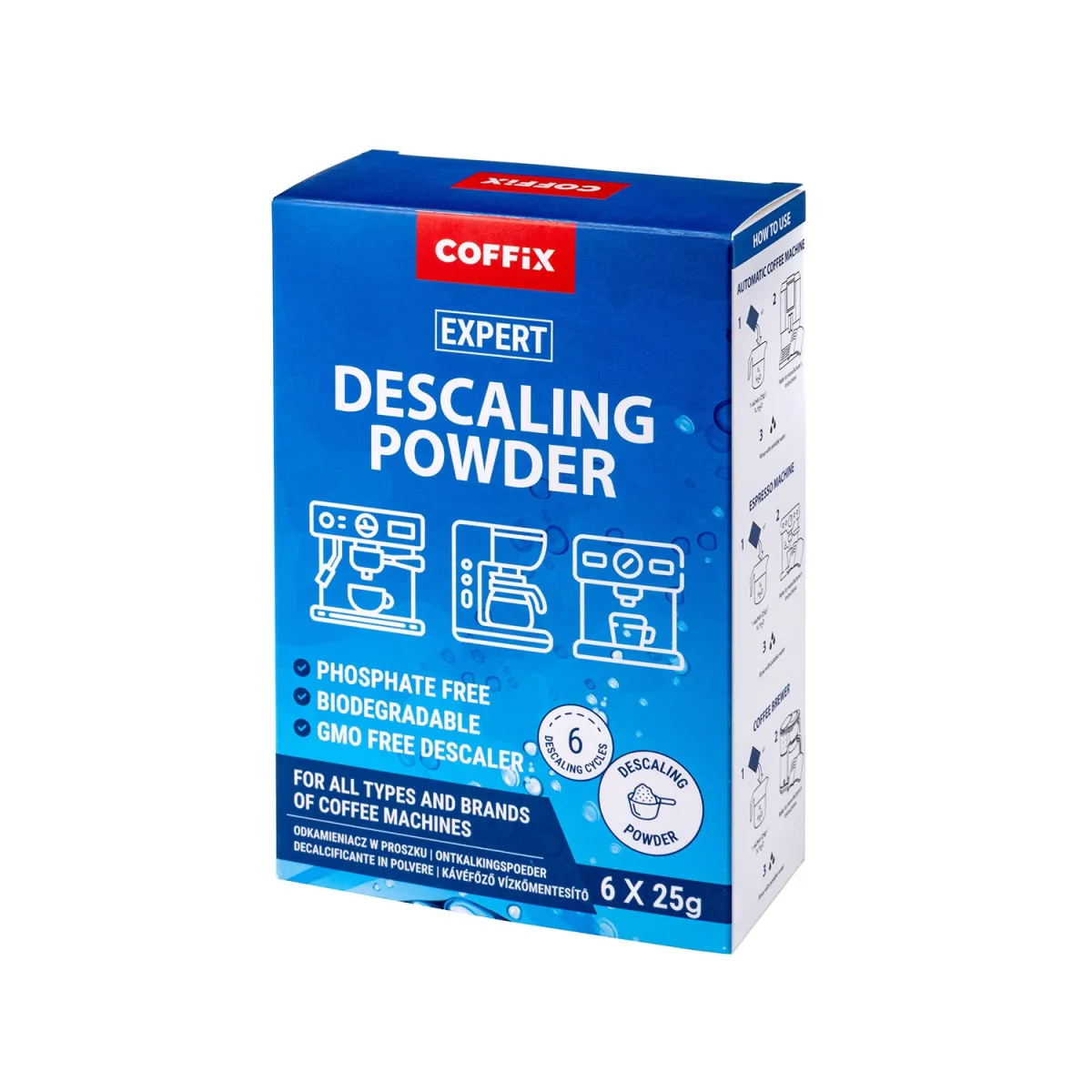 Descaling Powder EXPERT 6x25 COFFIX