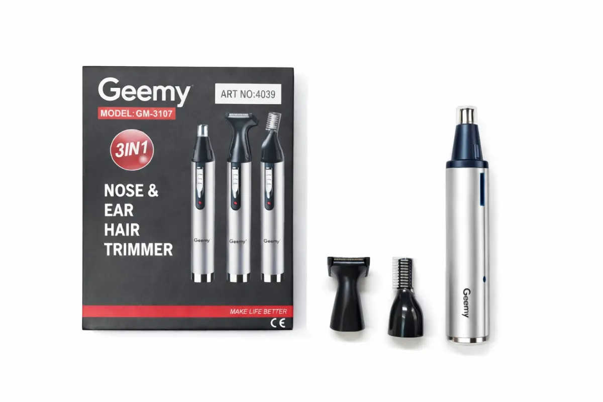 Trymer wielofunkcyjny Geemy 3w1 GM-3107 nos ucho włosy KDM0907