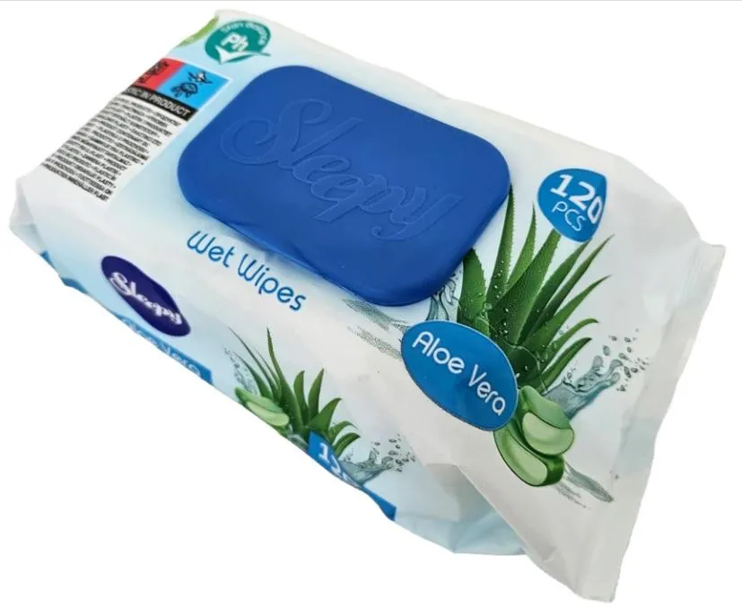 Sleepy Baby Wet Wipes 120 Pieces Aloe Vera | BW1111AV