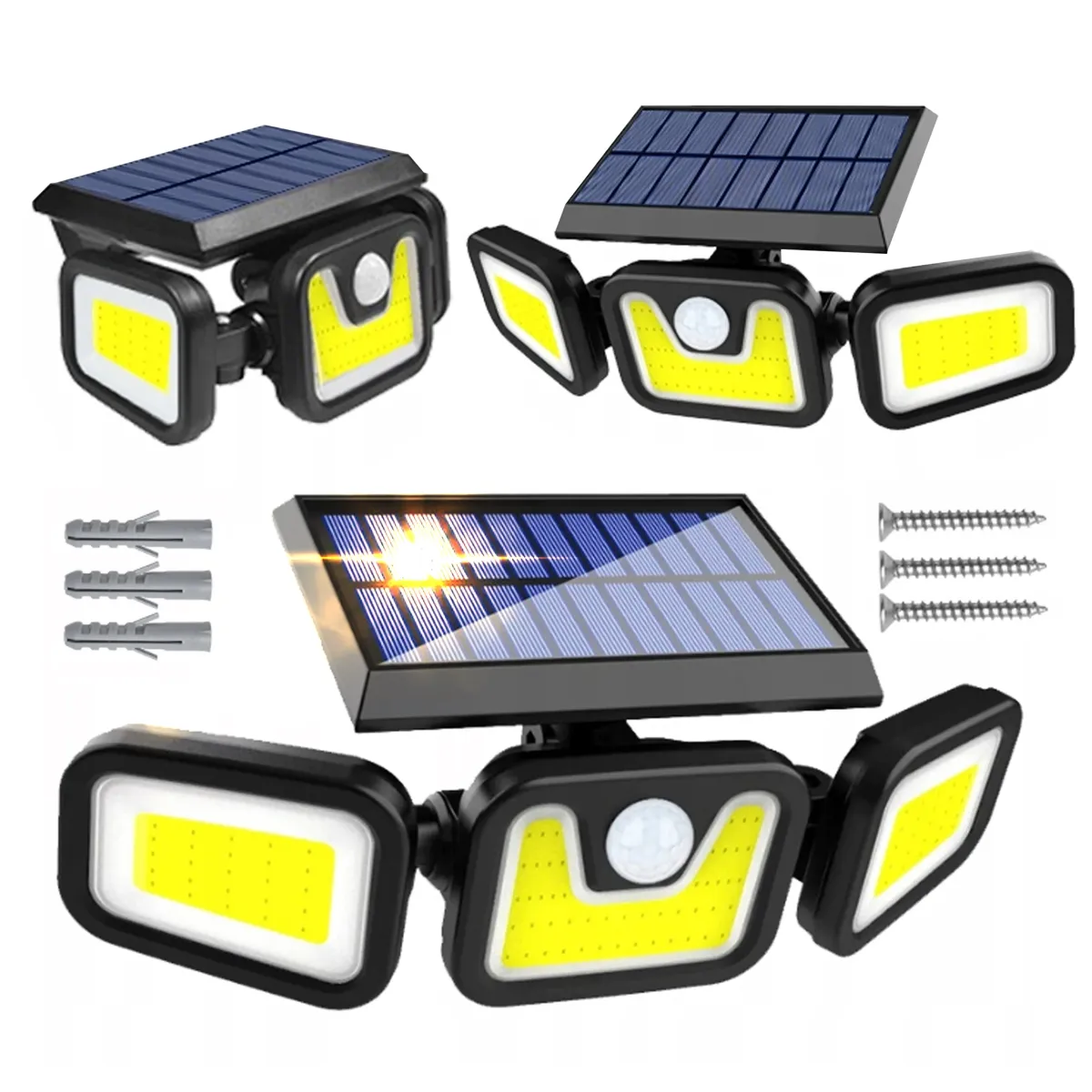 Solar Sensor Wall Lamp 100 COB LED | SL1203 (FL-1725B)