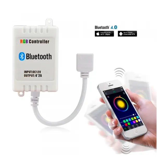 RGB LED Strip Controller Bluetooth 12V 6A