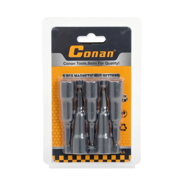 Conan 5 PCS Magnetic Nut Setters Set KDM0057