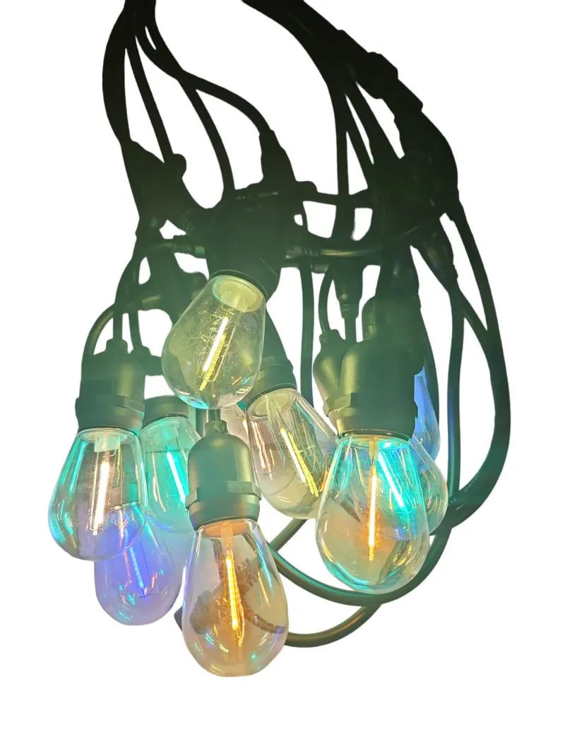 Garden garland 5m colored filament KYS0039