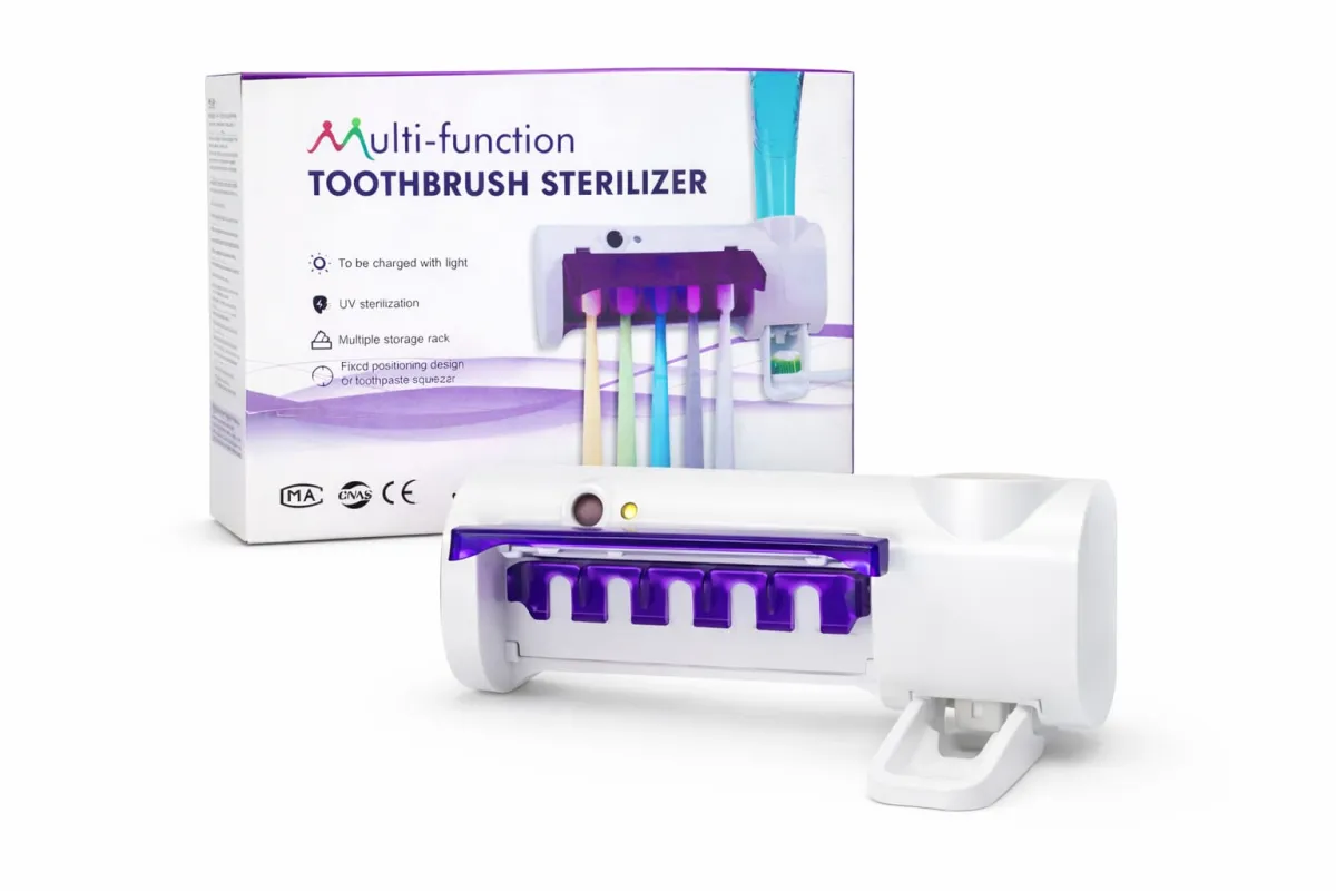 Multi-function UV Toothbrush Sterilizer & Dispenser KDM0989