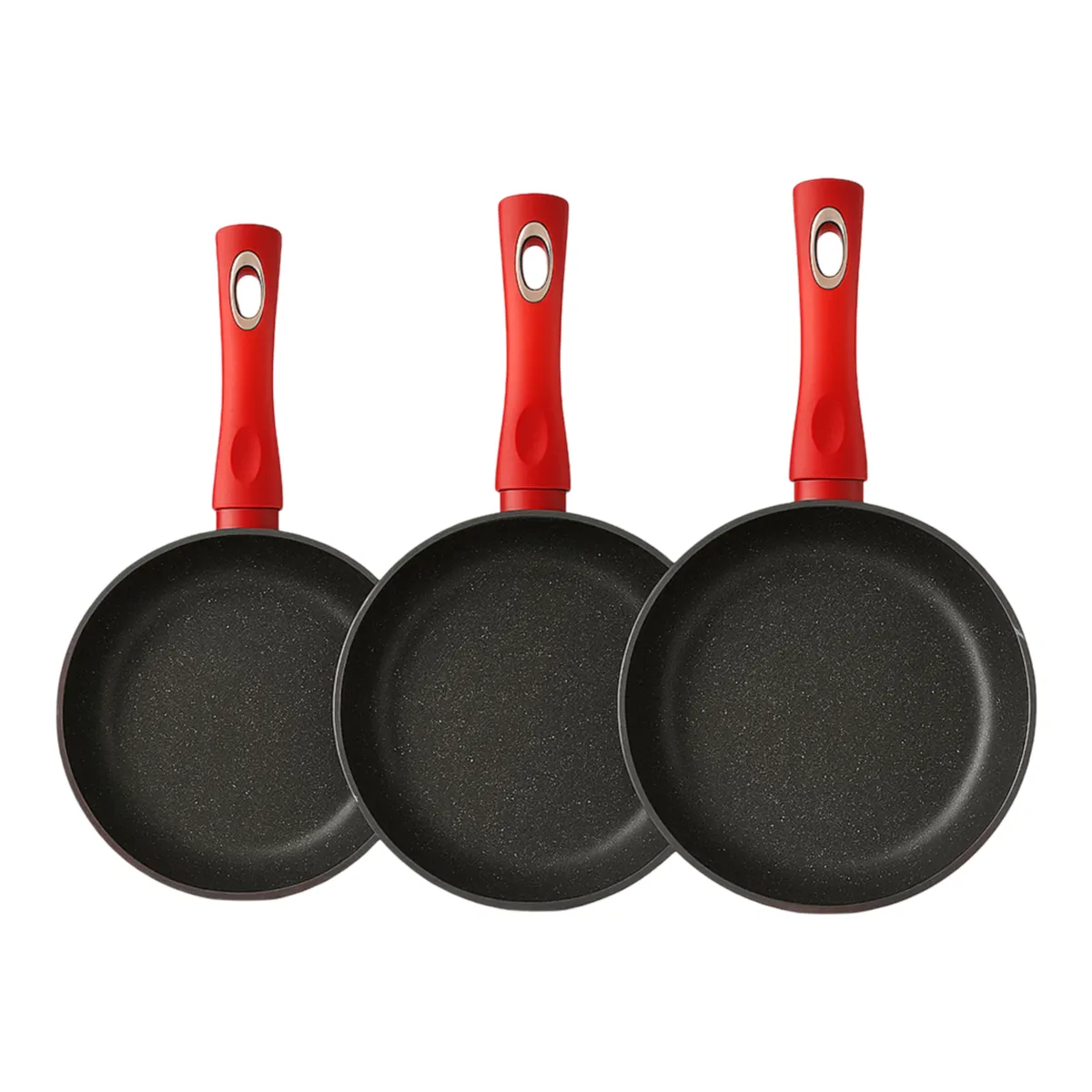 Edenberg Non-stick-marble coated Aluminium Frypan set 3pcs EB-4116