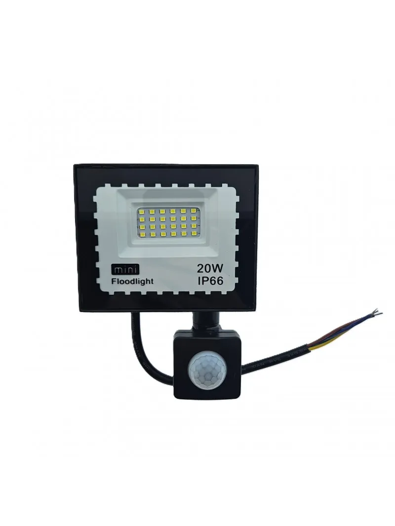 Halogen floodlight 20W, 230V with sensor KYS0083