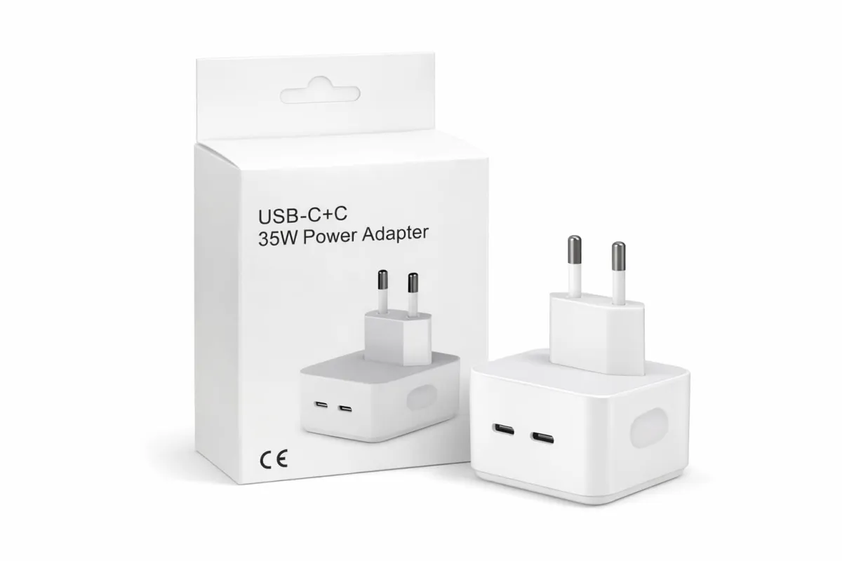 Ładowarka sieciowa 35W USB-C dual port KDM1076