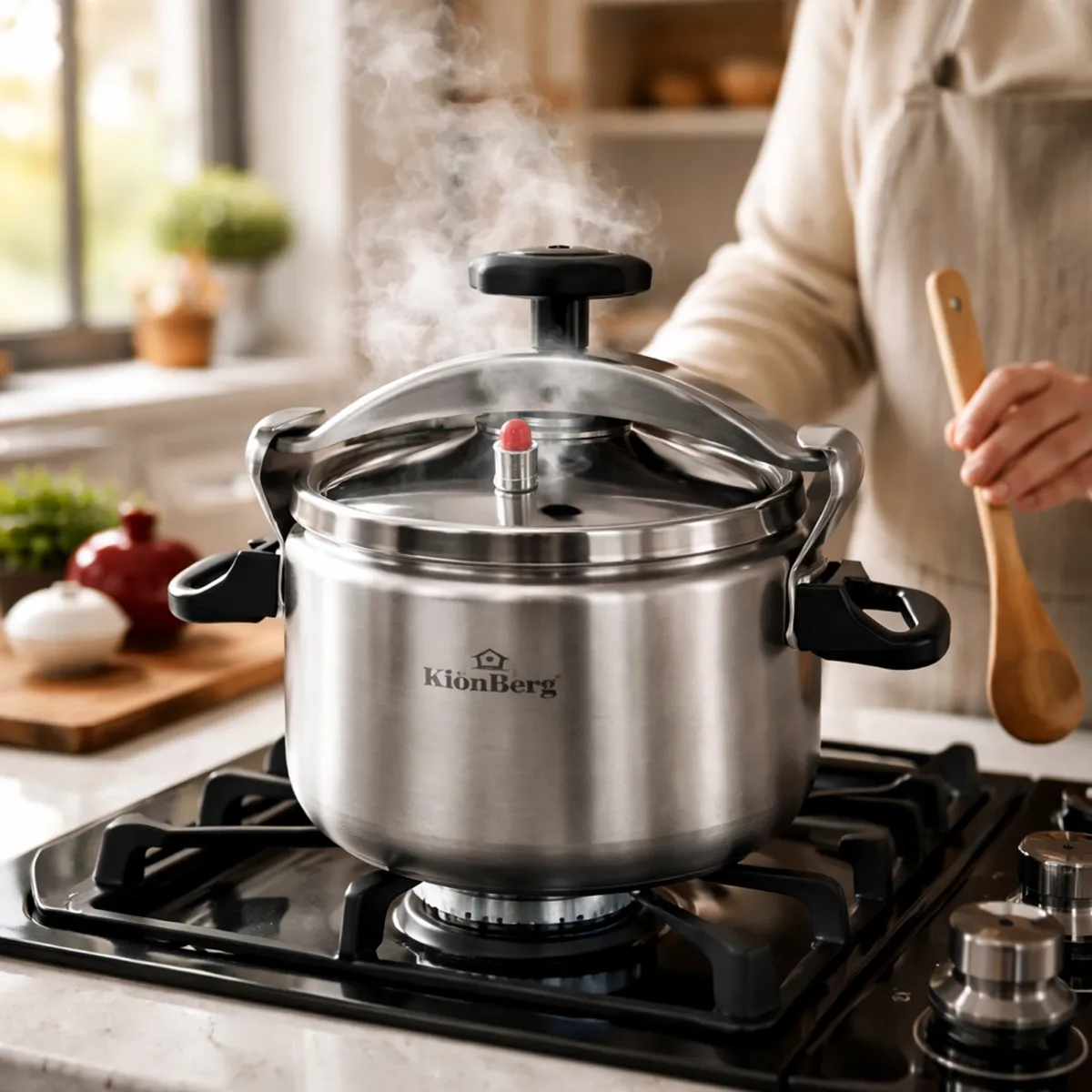 Stainless Steel Pressure Cooker 15 L for Induction KB-2654