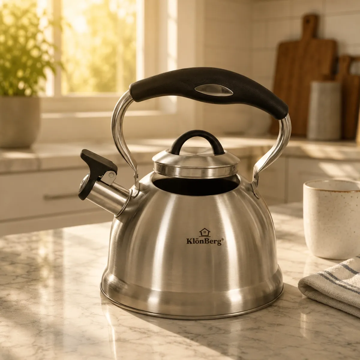 Whistling Kettle 3L Stainless Steel Induction compatible