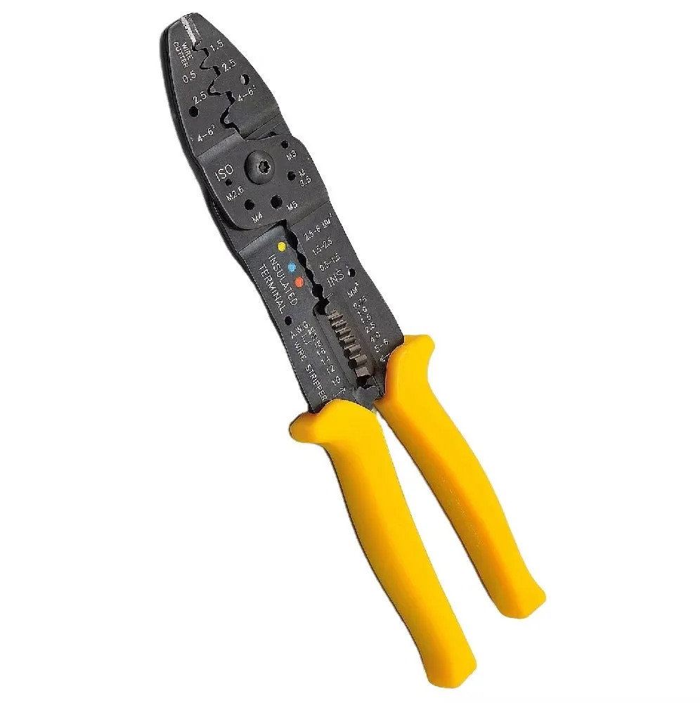 Multifunctional Wire Stripper & Crimper Tool with Bolt Cutter KDM0962