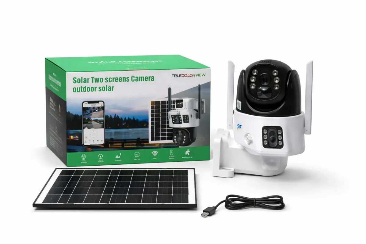 Solar Dual-Lens 4G Outdoor Security Camera