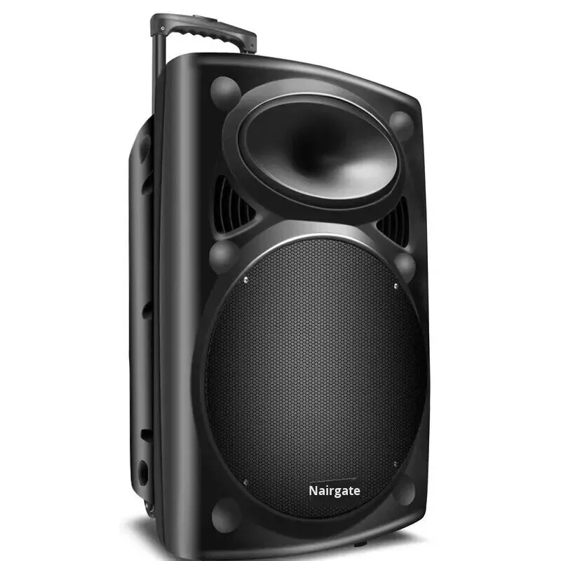 Bluetooth Karaoke Speaker BT-120D - Su-kam Portable PA Speaker System with Wheels KDM0158