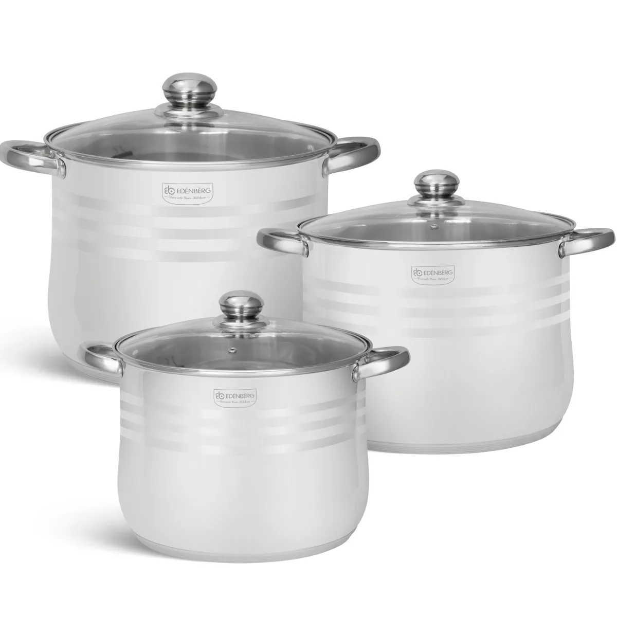 Edenberg stainless steel Cookware set EB-517