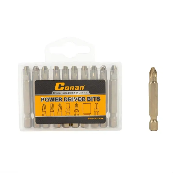 Conan 10-Piece Power Driver Bit Set - Durable and Universal KDM1010