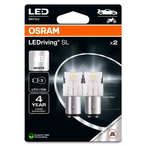LED Bulb P21/5W 1W 6000K 12V LEDriving SL
