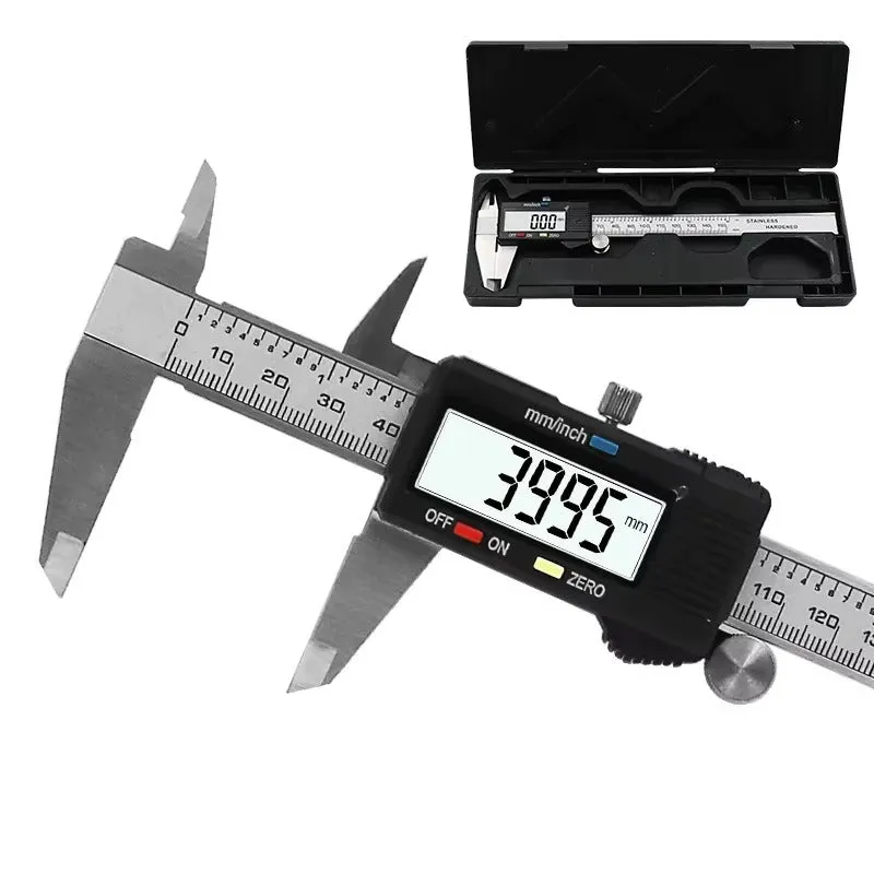 Electronic Digital Vernier Caliper 150mm Stainless Steel LCD KDM0838