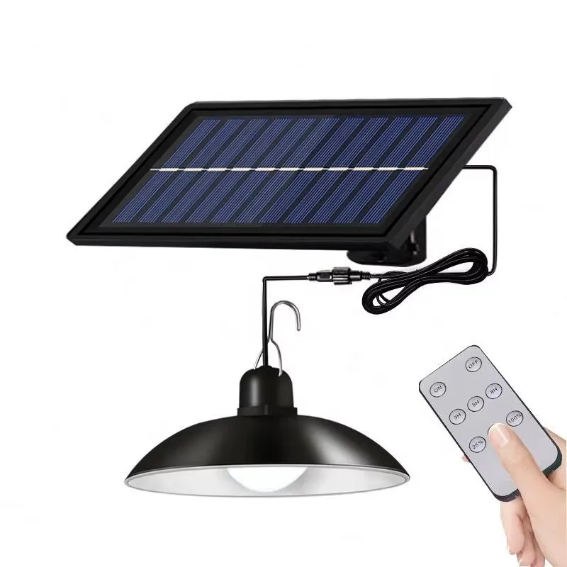 Solar LED Pendant Light with Remote Control for Garden and Patio KDM0280