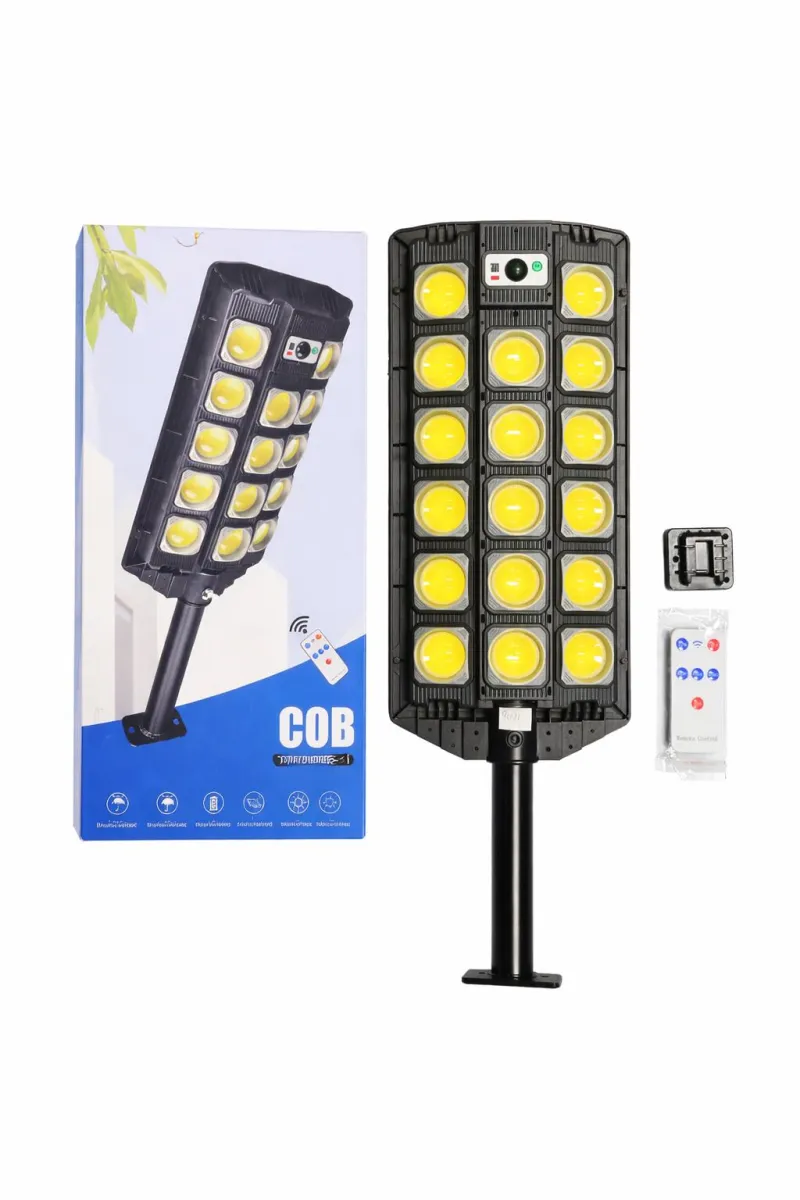 Solar COB LED Street Light with Camera and Remote Control KDM0775