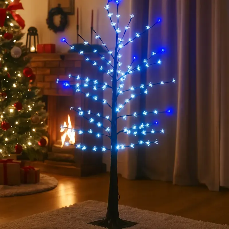 LED Christmas Tree 150 cm ,160 White & Blue LEDs - L090846