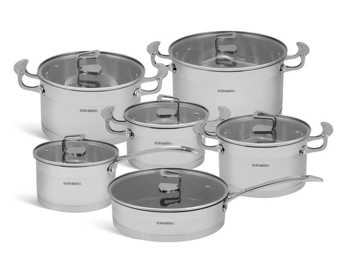 EDENBERG Cookware set with marble frypan 12pcs EB-4048