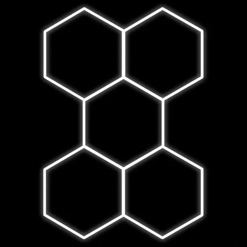 Hexagon LED Panel Kit 5pcs 192W 6000K 23040Lm IP20