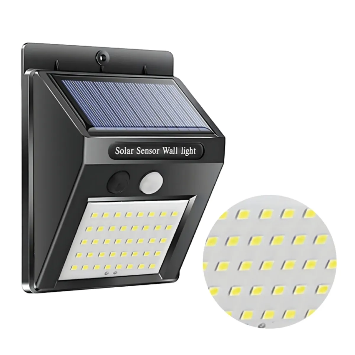 Solar LED Wall Light with Motion and Dusk Sensor 40 LED Waterproof Garden Sconce