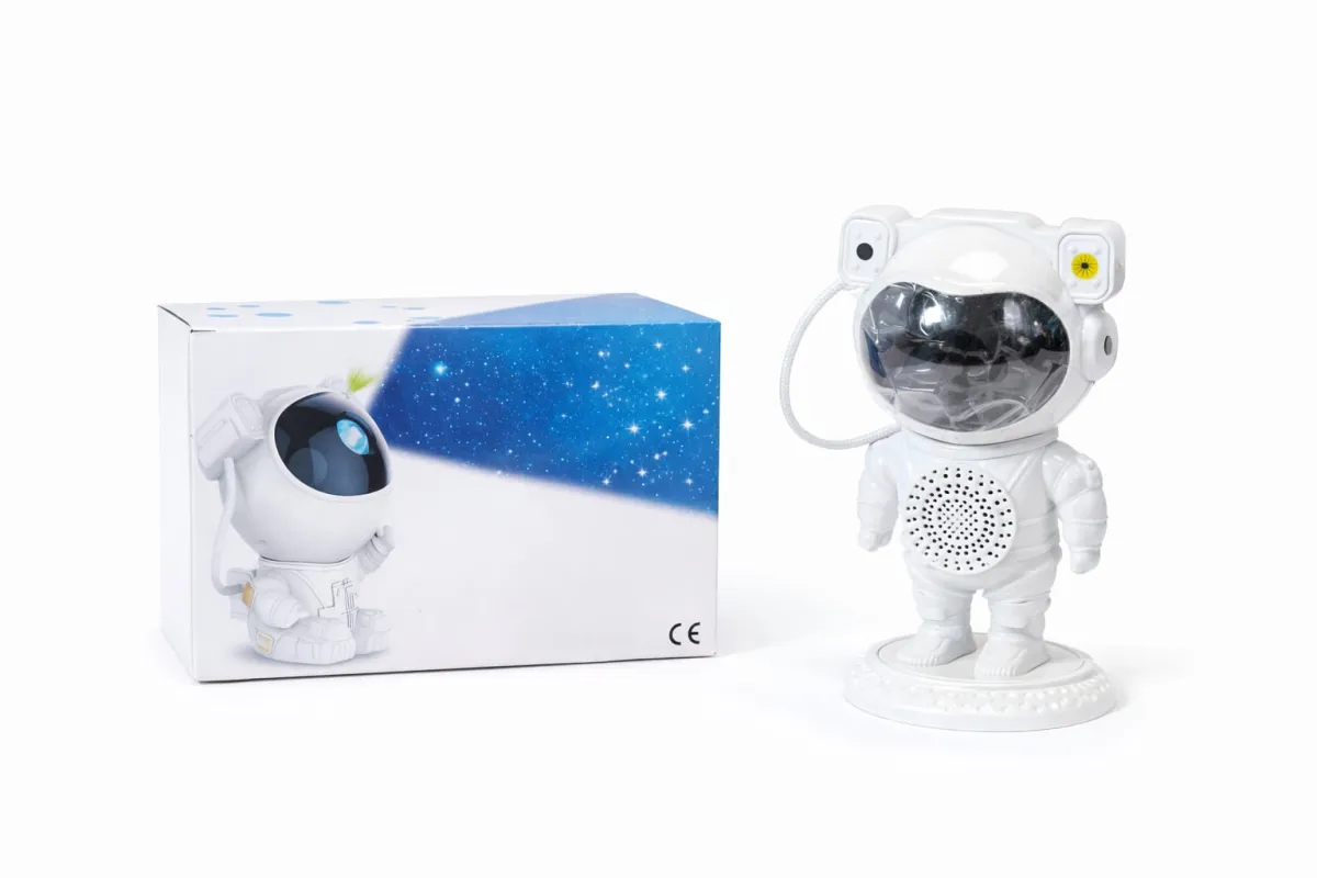 3D Astronaut Galaxy Projector – 360° Rotation, Built-in Speaker, Remote Control KDM0300