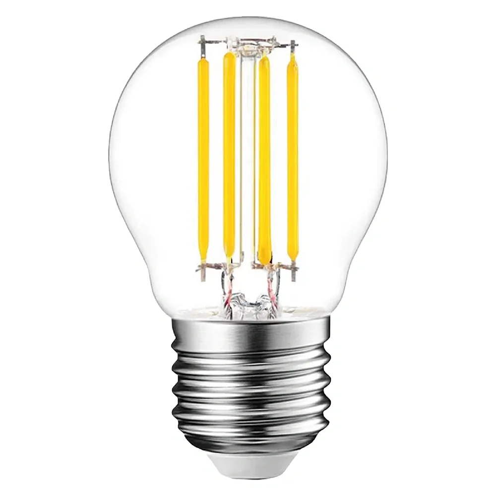 LED siūlinė lemputė E27 G45 6W 840lm 3000K 360°