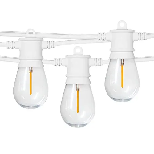 LED Outdoor String Light 100m for E27 Bulbs, No Bulbs