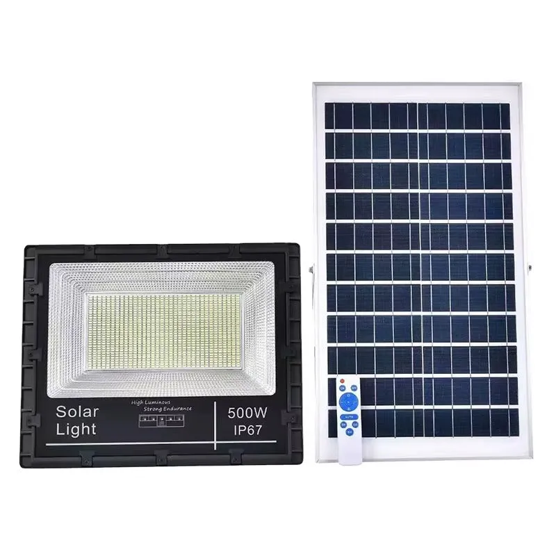 1000W Solar LED Floodlight with Remote Control - IP67 Outdoor Lighting KDM0812
