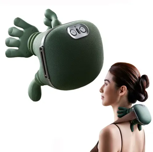 Rechargeable Neck & Shoulder Massager with Heat and Kneading Massage SC-1117