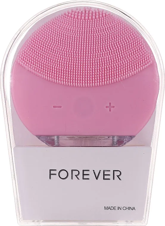 Pink Silicone Facial Cleansing Brush Forever KDM0716