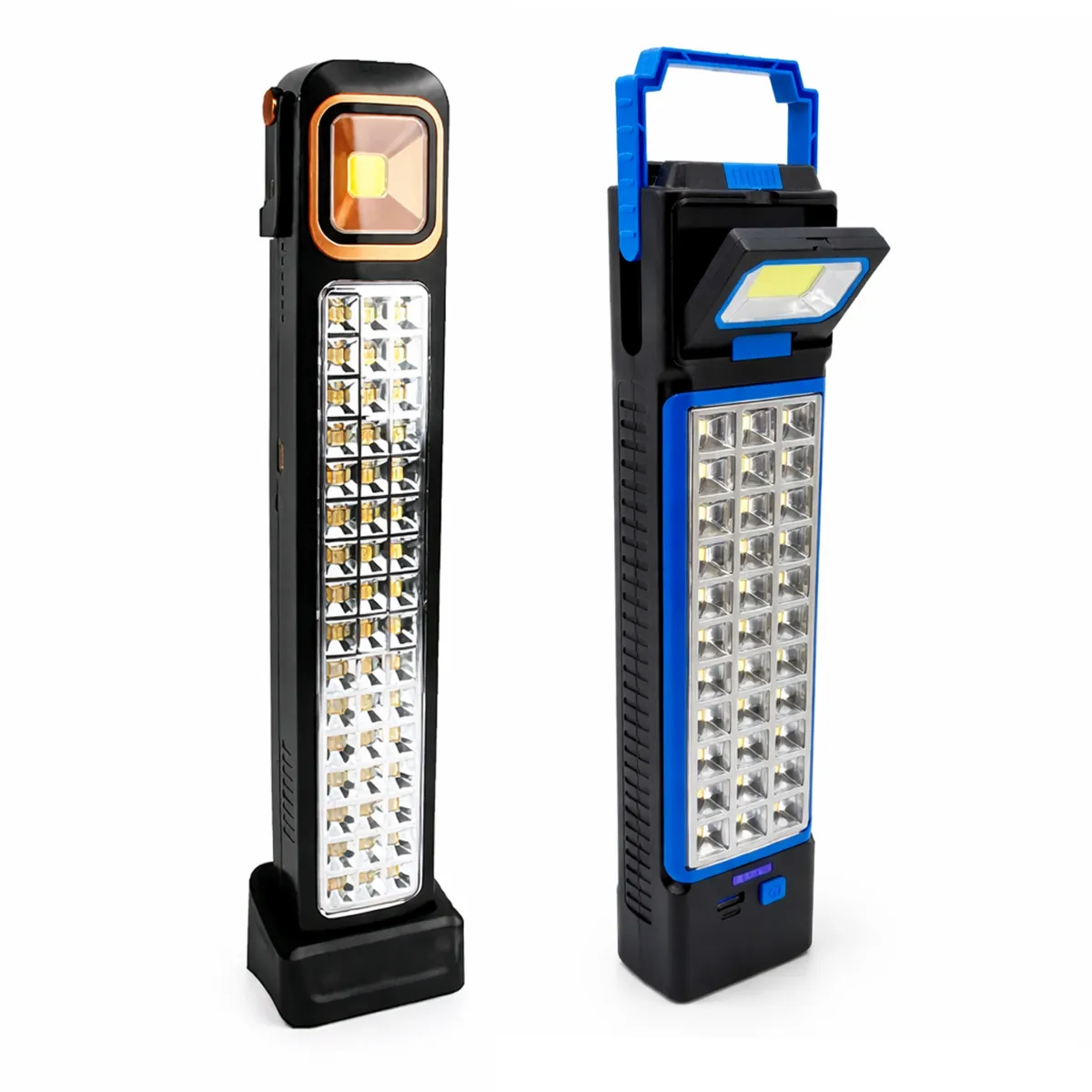 Oplaadbare LED-werklamp met COB en SMD LEDs – USB-oplaadbaar – L090445