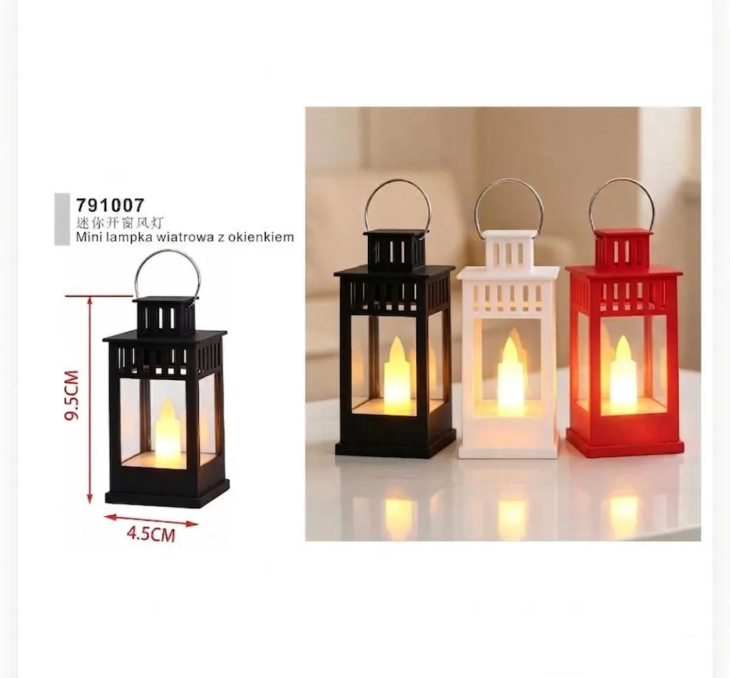 Mini Decorative LED Lantern with Window (9.5 cm x 4.5 cm) – Item 791007