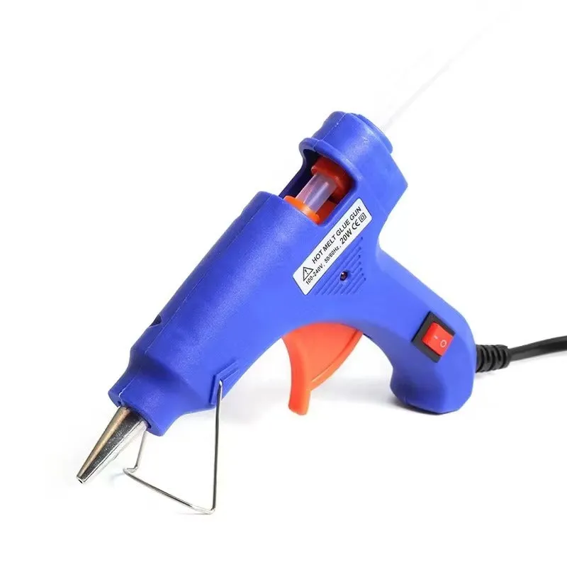 Hot Melt Glue Gun 20W with Stand - Quick Heating, DIY, Crafts KDM0542