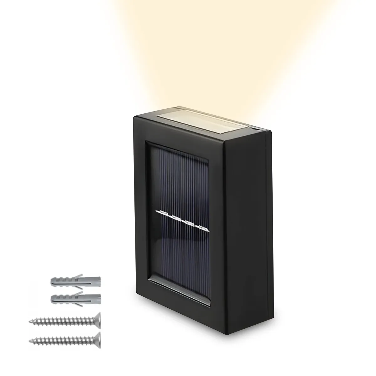Solar Wall Lamp Warm White SMD LED Diodes 4.5 Lumens-SL1131