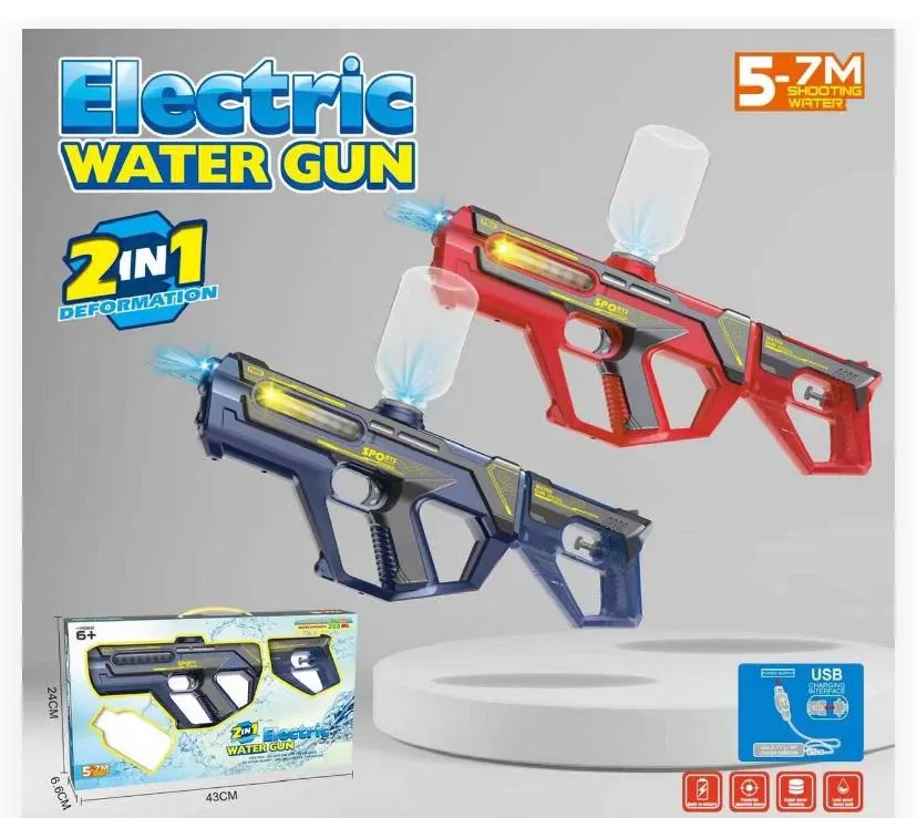 Electric water gun 2in1