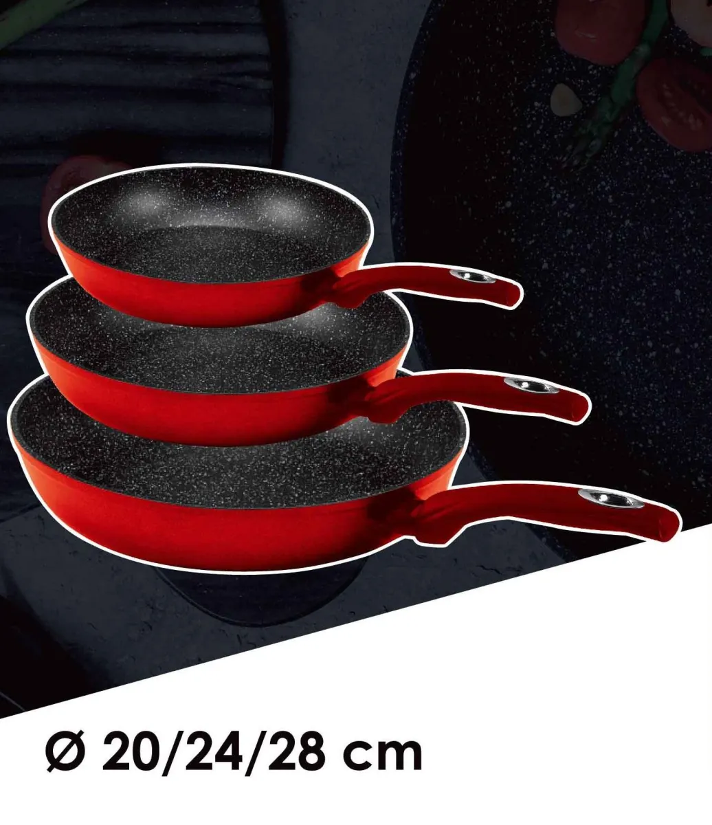 EDENBERG Frypan set 3pcs EB-1730