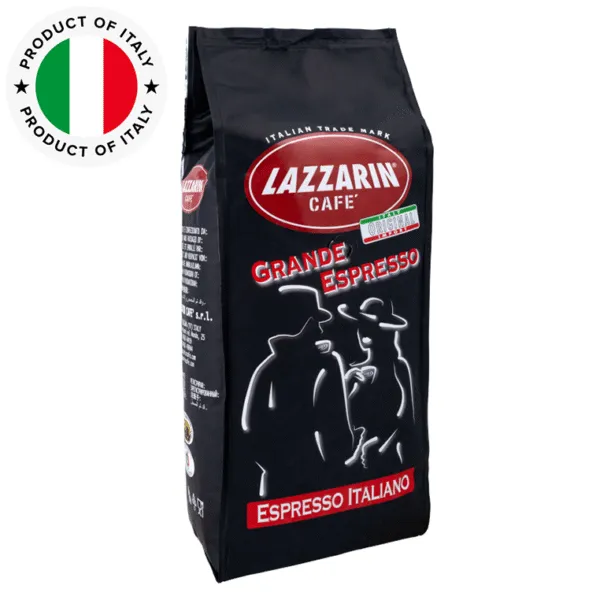 Italian Whole Bean Coffee Lazzarin Grande Espresso 1kg