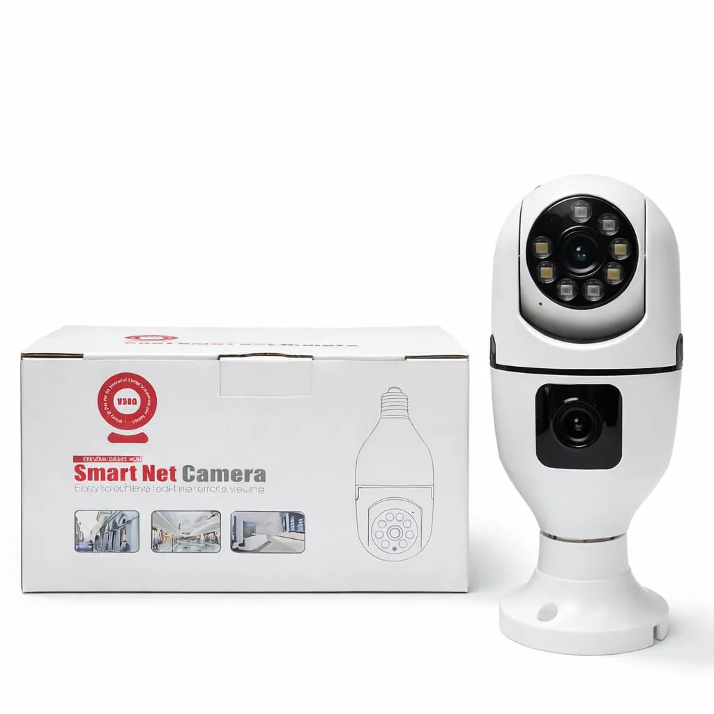 WiFi IP Camera E27 360°/90° KDM0207