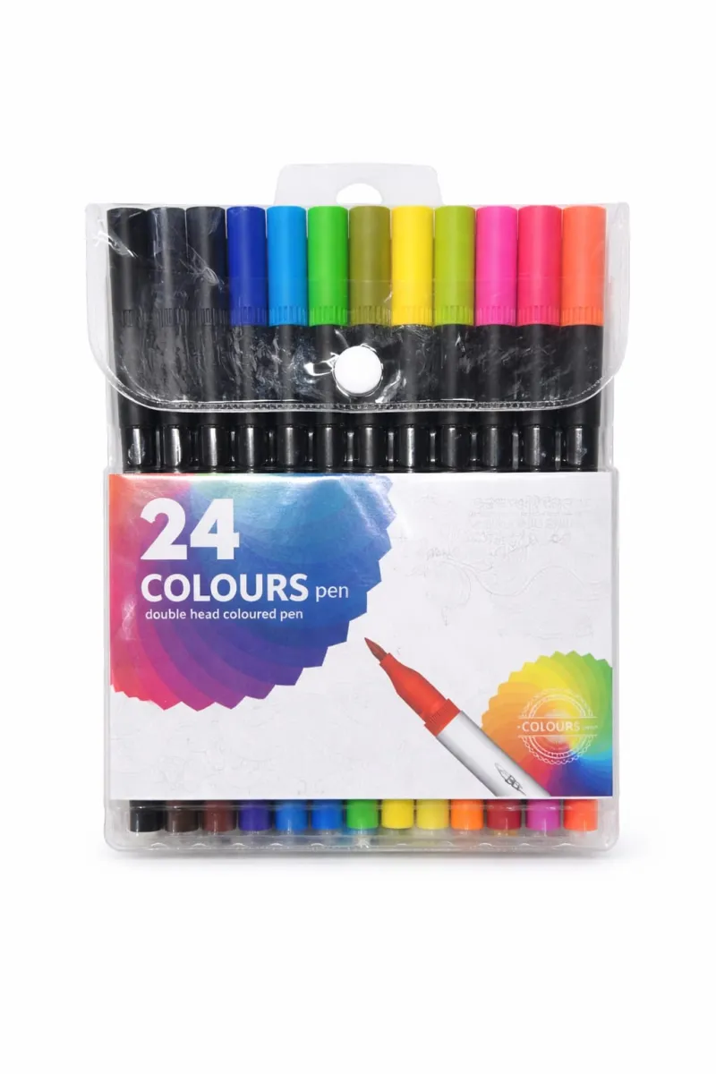 Zestawy pisaków Marker Colours 24 szt KDM0362