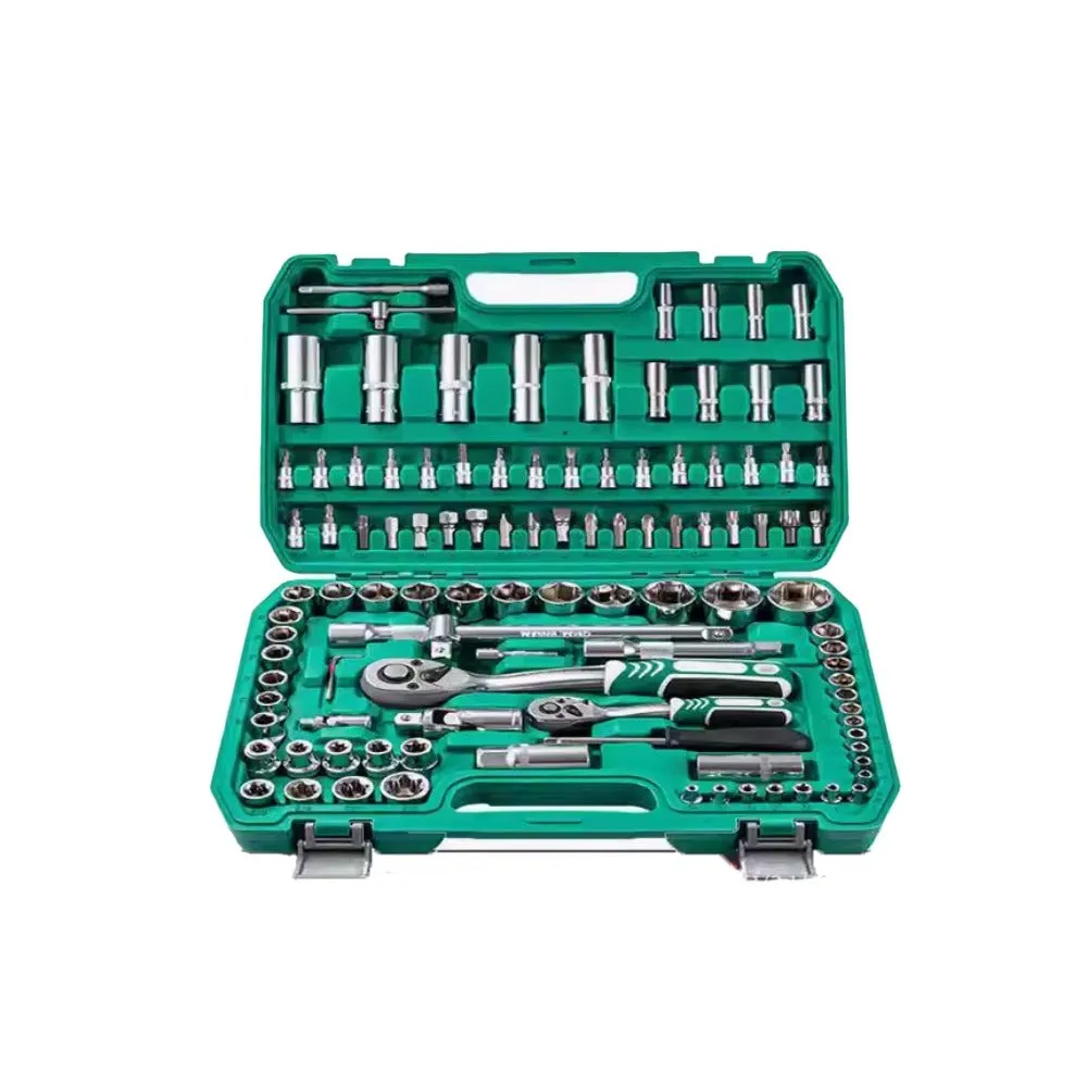 Professional 108-Piece Socket and Bit Tool Set with Ratchet KDM1029