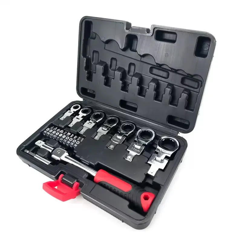 Professional Ratchet Wrench and Bit Set - Complete Tool Kit KDM1025
