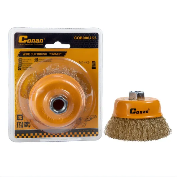 Conan Wire Cup Brush 75mm M14 for Angle Grinders KDM0854